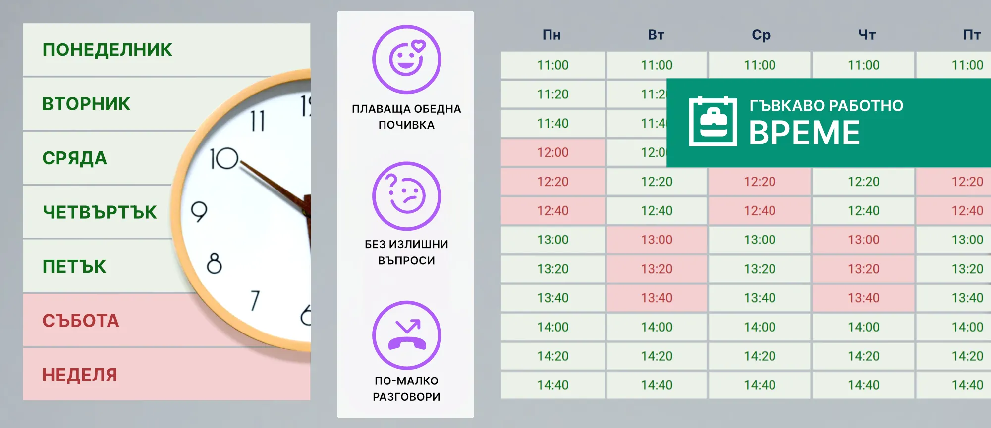 Работно време